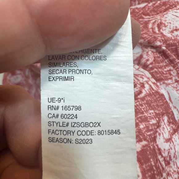 IZOD Saltwater Shirt Mens Size Large Tall Red All over Crab Print Short Sleeve - Picture 4 of 9